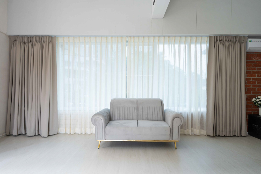 Textured moody wall setup with side table and props